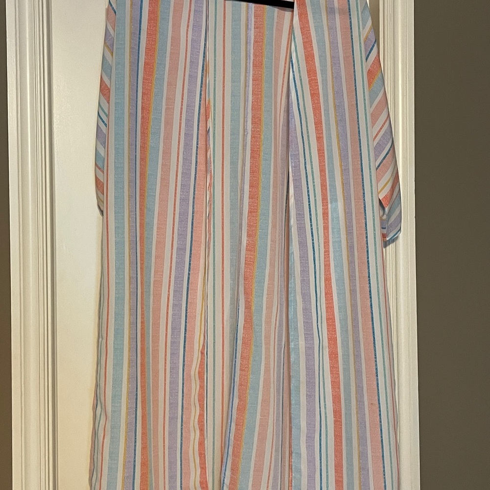 Sadie & Sage Multicolor Striped Kimono